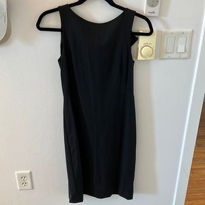 Theory black dress, size 2, 96% wool
